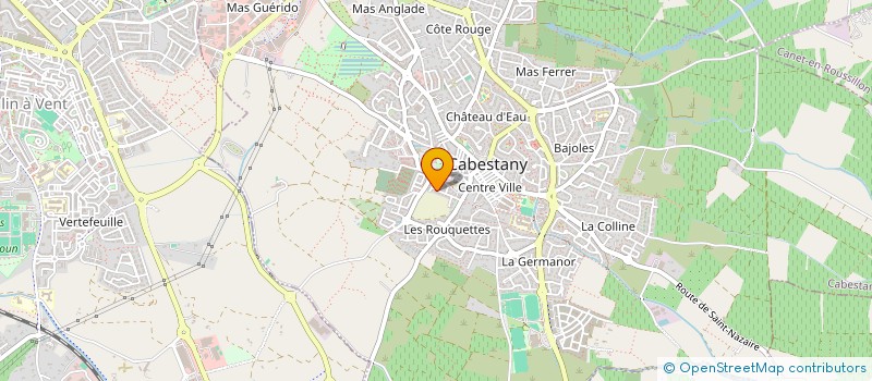 localisation de l'entreprise OCCISOUDURE  CABESTANY