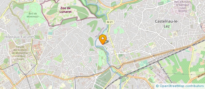 localisation de l'entreprise OCCITALIA UCETIA  MONTPELLIER