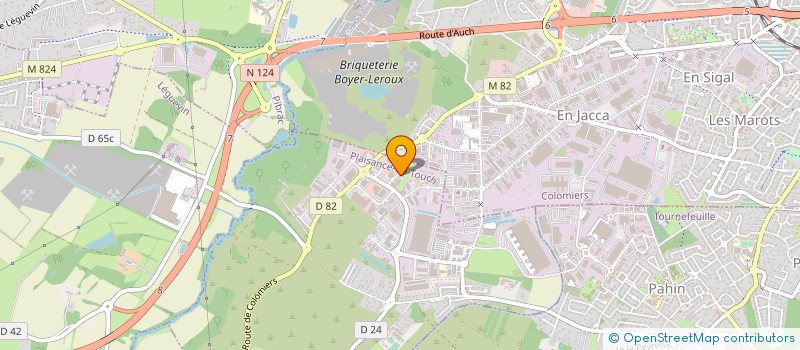 localisation de l'entreprise OCCITALINE à PLAISANCE-DU-TOUCH