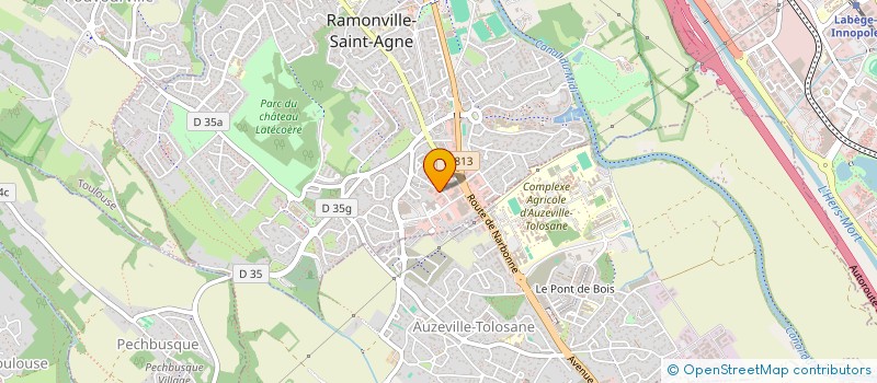 localisation de l'entreprise OCCITAN ENVENTS à RAMONVILLE-SAINT-AGNE