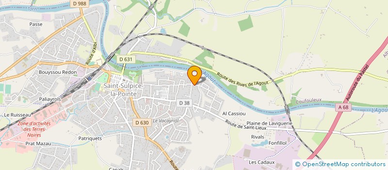 localisation de l'entreprise OCCITAN EXPRESS à SAINT-SULPICE-LA-POINTE