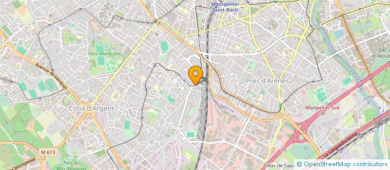 localisation de l'entreprise OCCITAN'UP à MONTPELLIER