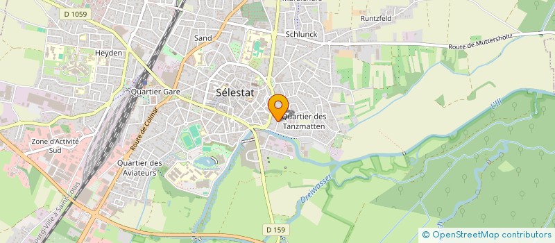 localisation de l'entreprise OCCITANE  BINDERNHEIM