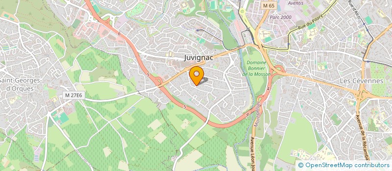 localisation de l'entreprise OCCITANE D ELECTRICITE à JUVIGNAC