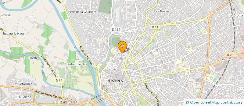localisation de l'entreprise OCCITANE DE SECURITE à BEZIERS