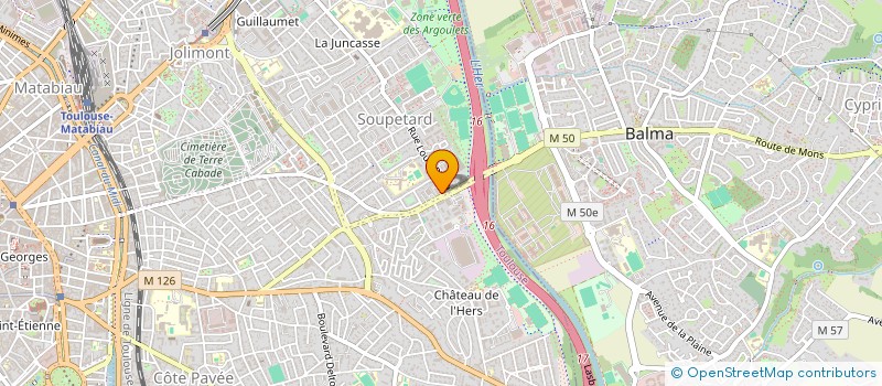 localisation de l'entreprise OCCITANE INFOS  TOULOUSE