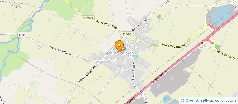 localisation de l'entreprise OCCITANE ORGANISATION  LAFITTE-VIGORDANE