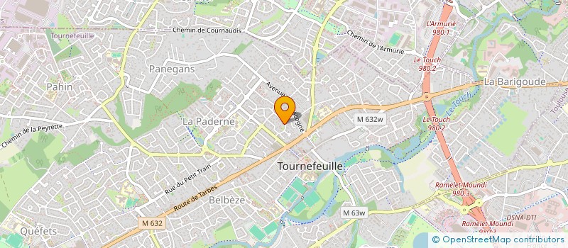 localisation de l'entreprise OCCITANIA 31  TOURNEFEUILLE