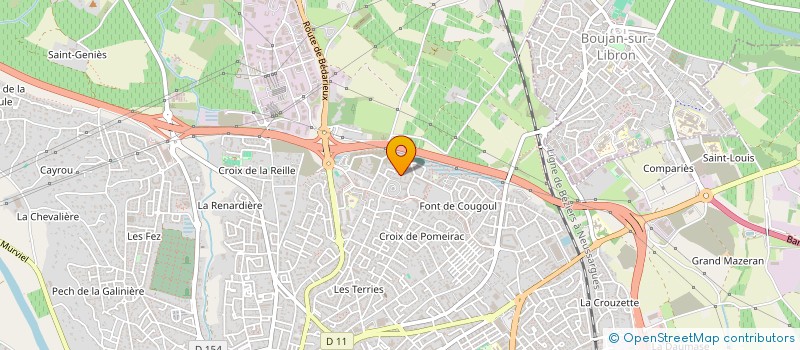 localisation de l'entreprise OCCITANIA CONSEIL-SERVICE à BEZIERS