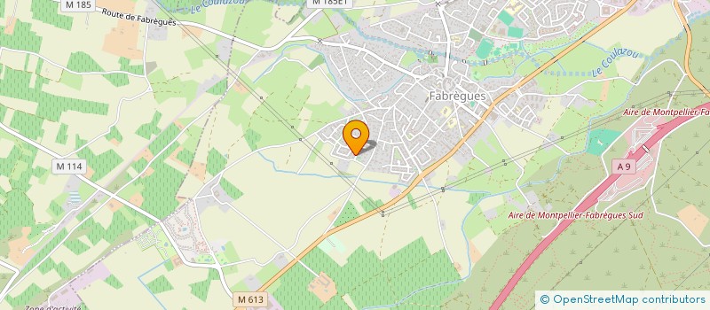 localisation de l'entreprise OCCITANIE  FABREGUES