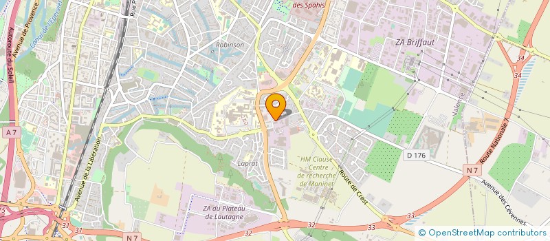 localisation de l'entreprise OCCITANIE AGRICOLE  VALENCE