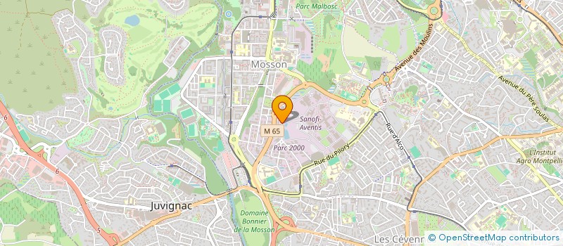 localisation de l'entreprise OCCITANIE AGRICOLES ET ESPACES VERTS à MONTPELLIER