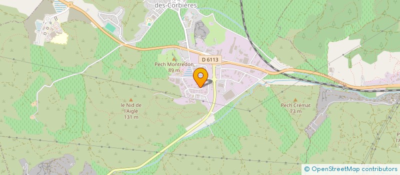 localisation de l'entreprise OCCITANIE BATIMENT FACADE  MONTREDON-DES-CORBIERES