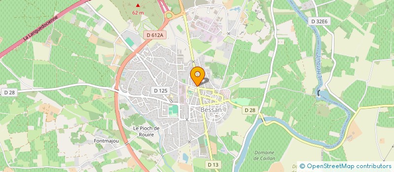 localisation de l'entreprise OCCITANIE BOIS  BESSAN