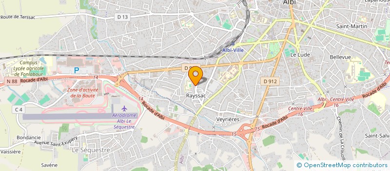 localisation de l'entreprise OCCITANIE BUSINESS SCHOOL  ALBI