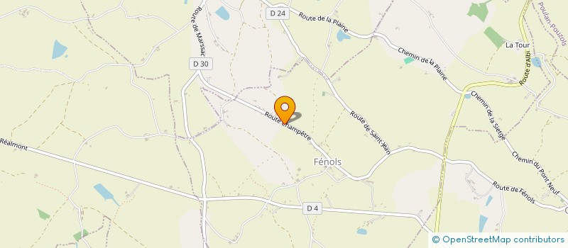 localisation de l'entreprise OCCITANIE CHAUD & FROID  FENOLS