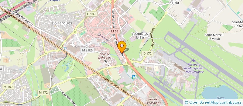 localisation de l'entreprise OCCITANIE CONSTRUCTION SUD à MONTPELLIER