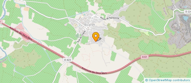 localisation de l'entreprise OCCITANIE CSPS  BIZANET