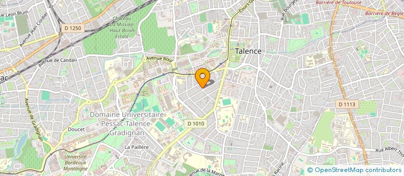 localisation de l'entreprise OCCITANIE D EDITION à TALENCE