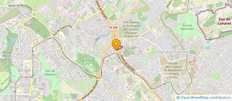 localisation de l'entreprise OCCITANIE DES PETITS à MONTPELLIER