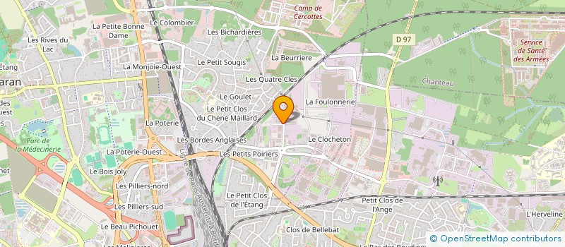 localisation de l'entreprise OCCITANIE GLASS  SARAN