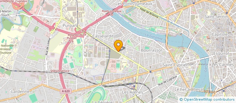 localisation de l'entreprise OCCITANIE HABITAT à TOULOUSE