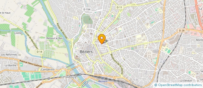 localisation de l'entreprise OCCITANIE II à BEZIERS