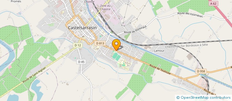 localisation de l'entreprise OCCITANIE INCENDIE SERVICES à CASTELSARRASIN
