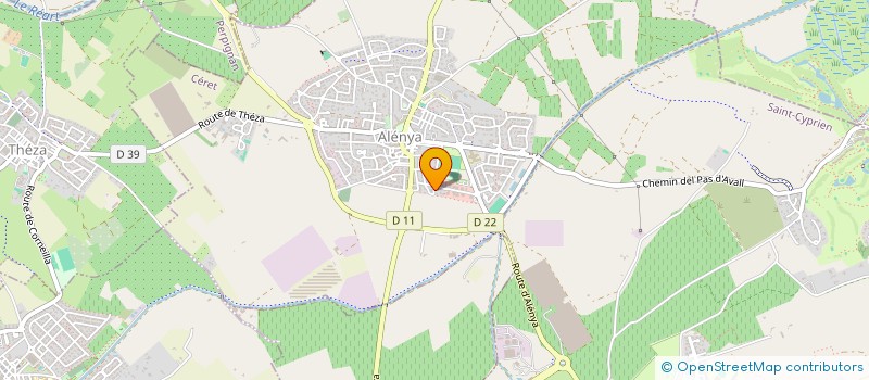 localisation de l'entreprise OCCITANIE MEDITERRANEE IMMOBILIER  ALENYA