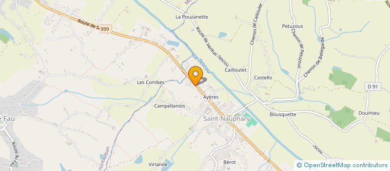 localisation de l'entreprise OCCITANIE PASSION LOISIR  SAINT-NAUPHARY