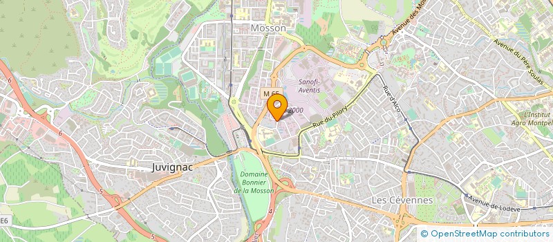 localisation de l'entreprise OCCITANIE PROTHESES à MONTPELLIER