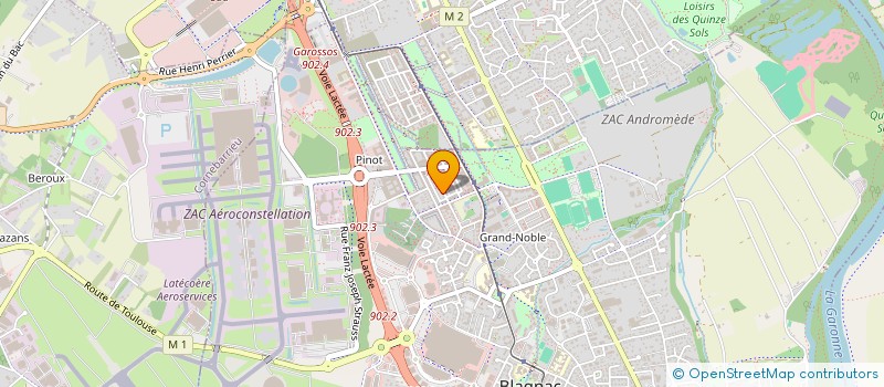 localisation de l'entreprise OCCITANIE SECURITE GARDIENNAGE  BLAGNAC