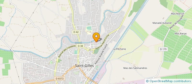 localisation de l'entreprise OCCITANIE SERVICES à SAINT-GILLES