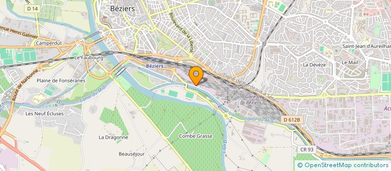 localisation de l'entreprise OCCITANIE SERVICES à BEZIERS
