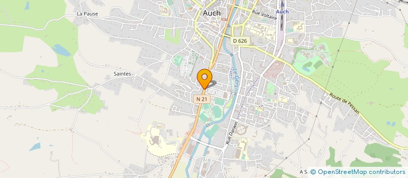 localisation de l'entreprise OCCITANIE SERVICES AUCH à AUCH