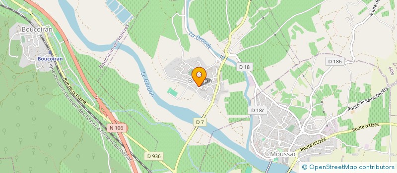 localisation de l'entreprise OCCITANIE TERRASSEMENT  BRIGNON