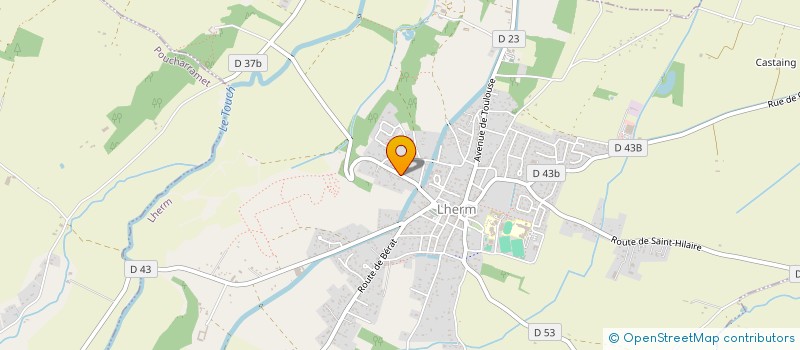 localisation de l'entreprise OCCITANOR à LHERM