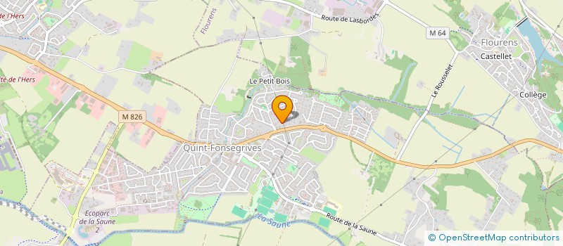 localisation de l'entreprise OCCITAPRINT  QUINT-FONSEGRIVES