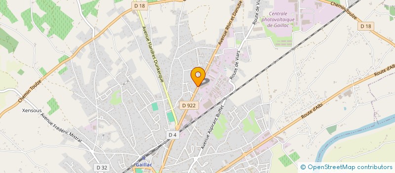 localisation de l'entreprise OCCITARN OUVERTURES  GAILLAC