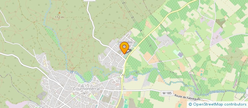 localisation de l'entreprise OCCITRANS 34 à COURNONTERRAL