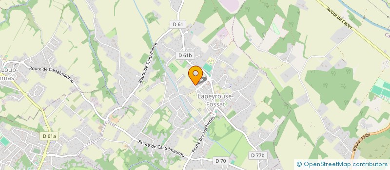 localisation de l'entreprise OCCIVIA  LAPEYROUSE-FOSSAT