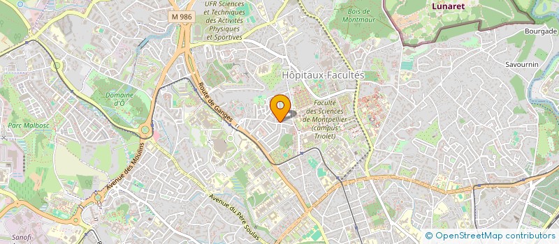localisation de l'entreprise OCCIZEN à MONTPELLIER