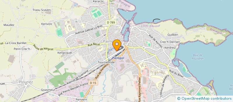 localisation de l'entreprise OCCL  PAIMPOL