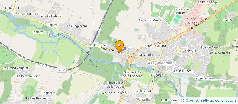 localisation de l'entreprise OCCOS (ON COMBAT COMME ON S'ENTRAINE)  AZAY-LE-RIDEAU