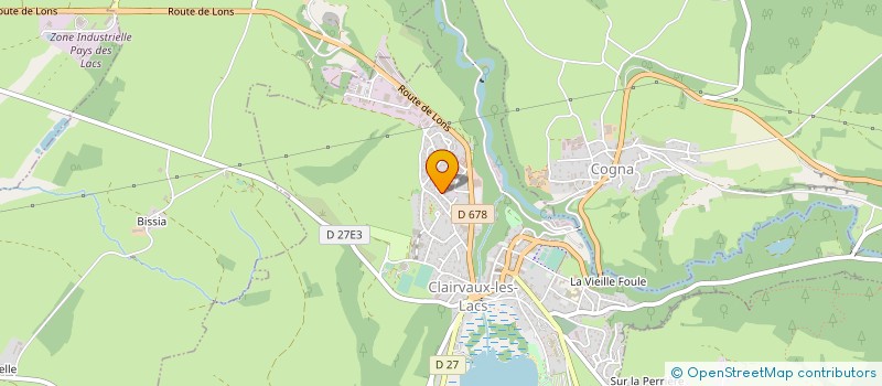 localisation de l'entreprise OCCULTUM PRODUCTIONS  CLAIRVAUX-LES-LACS