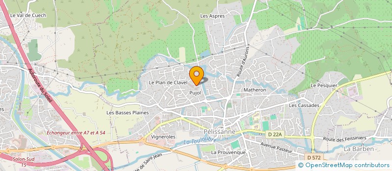 localisation de l'entreprise OCCURENCE  PELISSANNE
