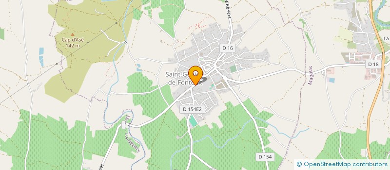 localisation de l'entreprise OCD CERAMIQUE  SAINT-GENIES-DE-FONTEDIT