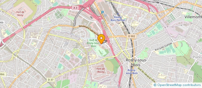 localisation de l'entreprise OCDC à ROSNY-SOUS-BOIS