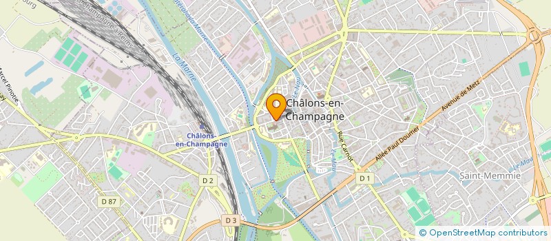 localisation de l'entreprise OCDF CHALONS à CHALONS-EN-CHAMPAGNE