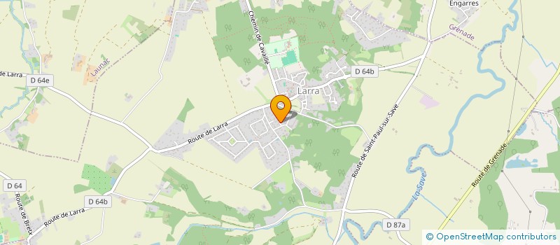 localisation de l'entreprise OCDPI à LARRA